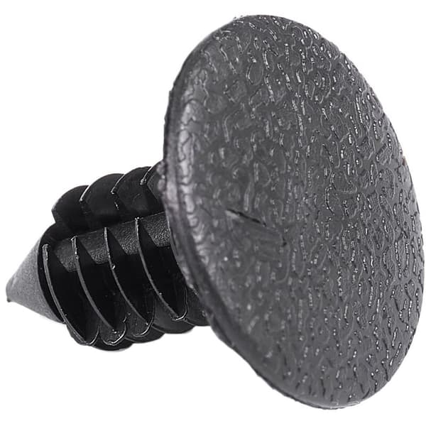 24 stk. sorte plastnagler støtfanger trykk klips for 9mm hulldiameter