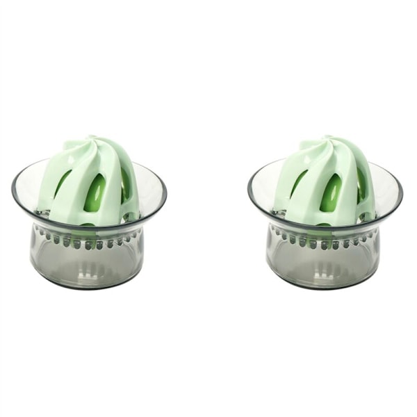 2X Bærbar Saftpresser Frugt Grøntsag Manuel Saftkontroller Blender Mini Saftmaskine Multifunktionelt Køkkenredskab