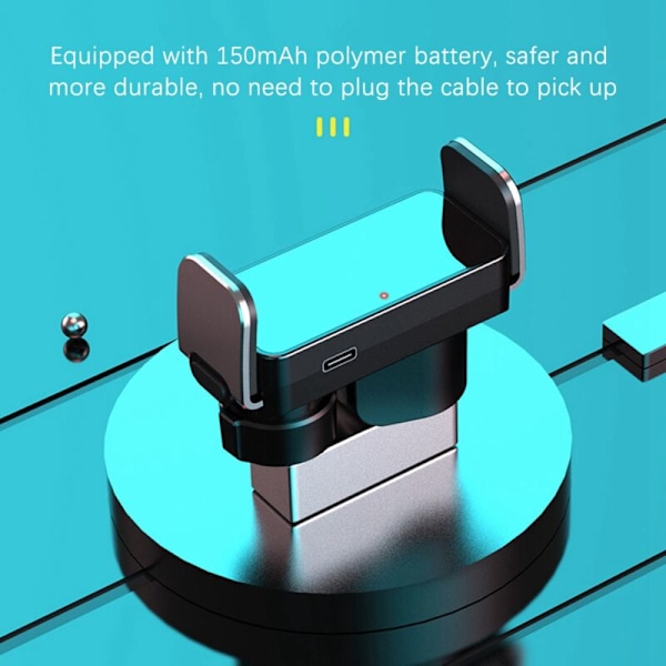Bil Elektrisk Induktion Mobiltelefonhållare Clip Ventilation Rotation Universal 1