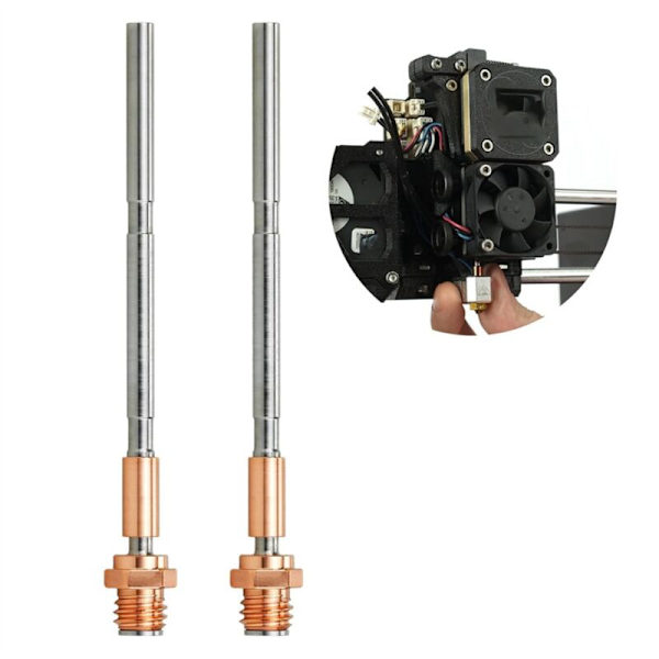 3D-skrivartillbehör 2 st Bimetall Heat Break för Prusa MK4 XL MK3.9 Nextruder Skrivare Plug And Play