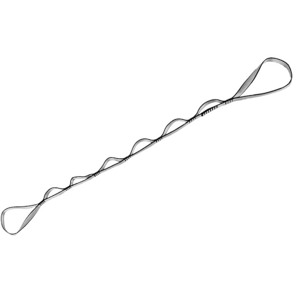 2 st Nylon Daisy Chains Stark Klättringsrem Justerbar Sele Stark Klättringsre Daisy Chain för Utomhus Sport Camping