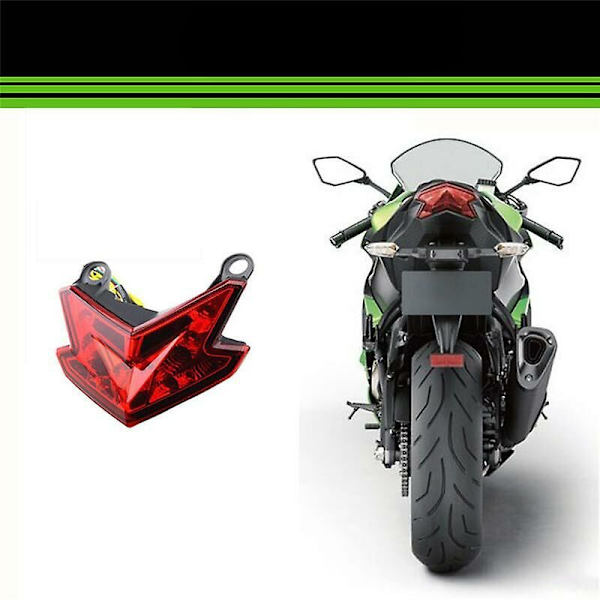 LED-integroidut takavalot ja vilkut Z125 Z800 Ninja Zx-6r Zx636 2013-2018 moottoripyörän takajarrulle