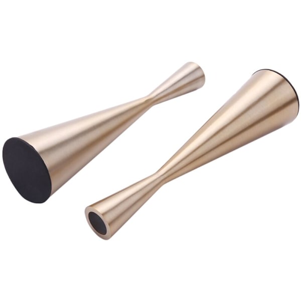 Tilspidset lysestage, metal, timeglas, passer til standard lysestage diameter