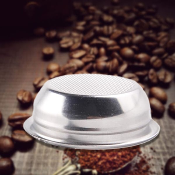 Puoliautomaattinen Espressokahvin Suodatin 2 Kupillista Jauheen Keittoastia Ruostumaton Teräs Pohjaton Kuppi