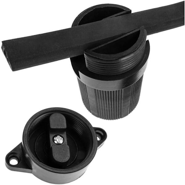 E27 guirlande lampeholder til rektangulært kabel 6x10 mm