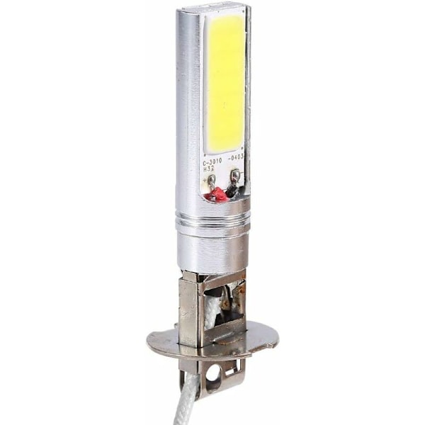 2 st H3 LED dimljus Xenon strålkastare Vit 6000 k dc12v 10w 10000k