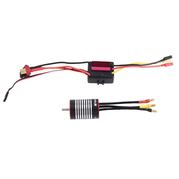 Vedenpitävä 2838 3200KV harjaton moottori 30A ESC Combo -sarjalla 1/8 1/10 1/12 RC-autoon