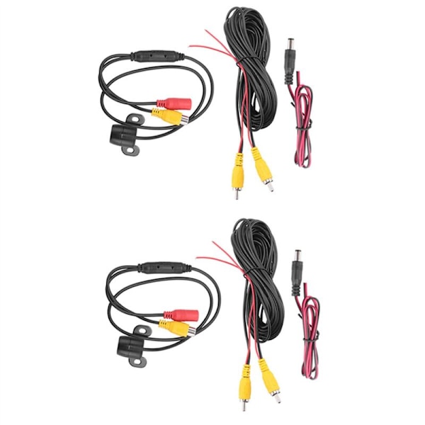 2x Mini Bakkamera för Bil, Sidospeglar, Bakåtkörning, Fjäril