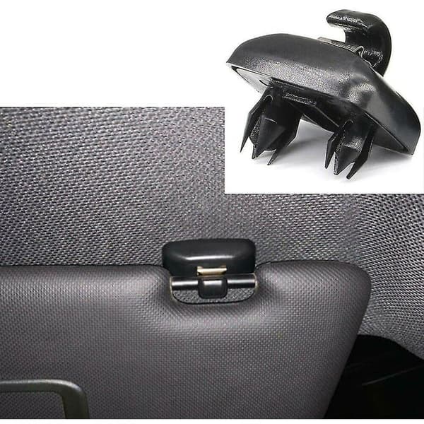 Sorte solskærm klips til A3 A4 Q5 A7 B6 B7 S4 S5 holdbar (sort) (1 stk.)
