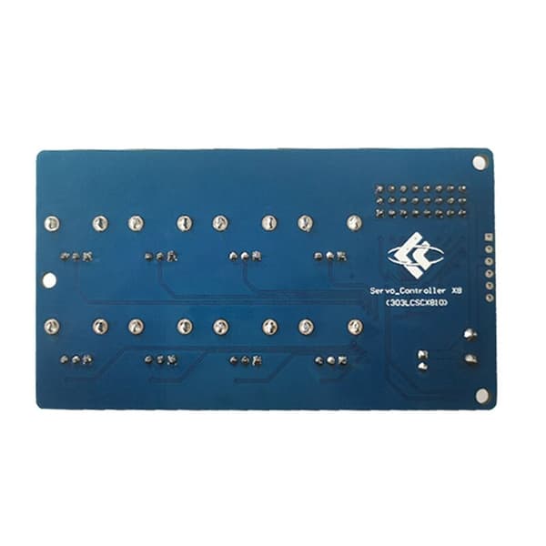 8-vägs styrväxelkontroll Debug-kort för Futaba SG90 Instrument Back