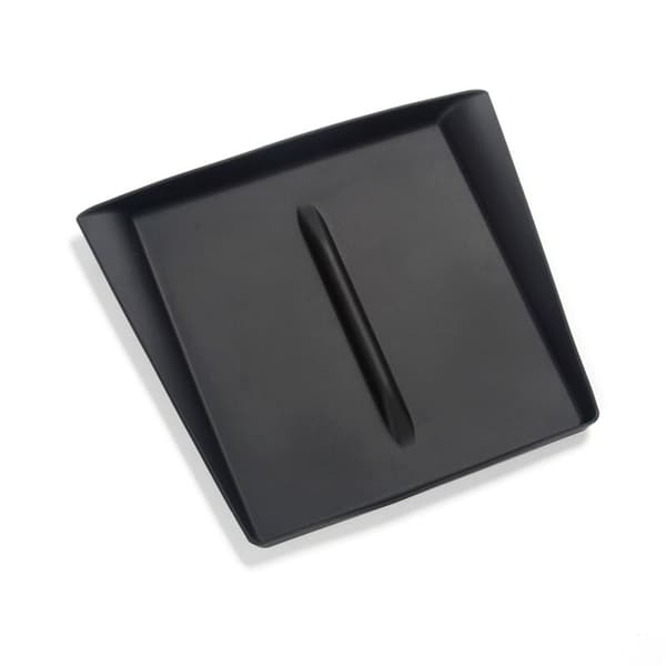 Til Model 3 2024 Center Console Oplader Uden Skridsikker Silikone Måtte Interiør Tilbehør (Sort)