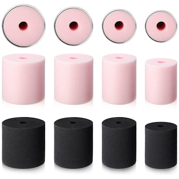 4 størrelser 8 stykker skumkopindsatser til 1/2 tommer PVC-kopindsatser til 10 oz til 40 oz alle kopper
