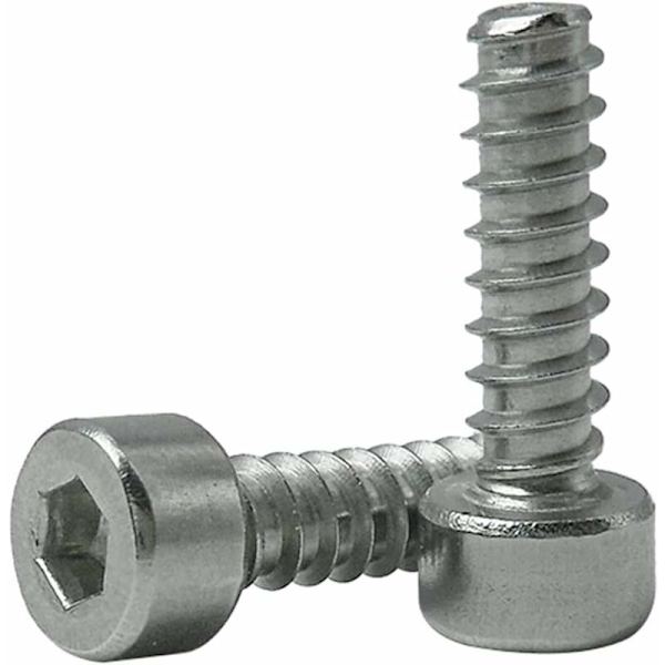 Kestävä 30 kpl M4 itseporautuva ruuvi ruostumaton teräs pyöreä kuusiokolo itseporautuva peltiruuvit kannettava (koko: M5 x 20mm)