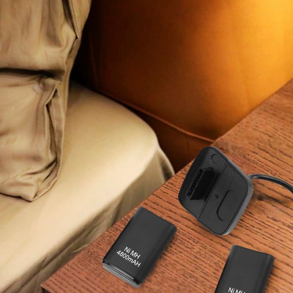 2-pack batterier och laddningskabel för BF MW3 Xbox 360-kontroller
