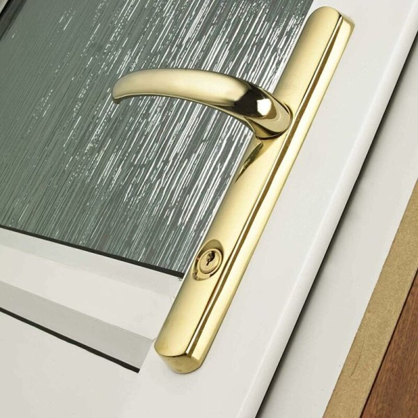 Cylinderlås, frikopplingsbar cylinder 42,5/42,5 (85 mm) 8 nycklar mässingsfinish hög säkerhet anti-plock anti-borr anti-knock anti-intrång för Upvc