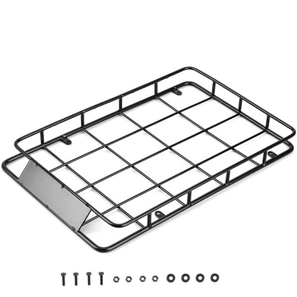 230X147Mm Metallkoffer Gepäckträger Gepäckträger für Auto auf 1/10 RC Axial SCX10 TRX4 D90 Teile