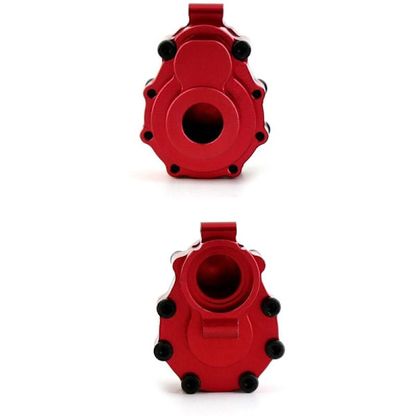 Set med 2 metall bakre portalhus (indre og ytre) for TRX4 -4 1/10 RC Crawler biloppgraderinger deler tilbehør,1