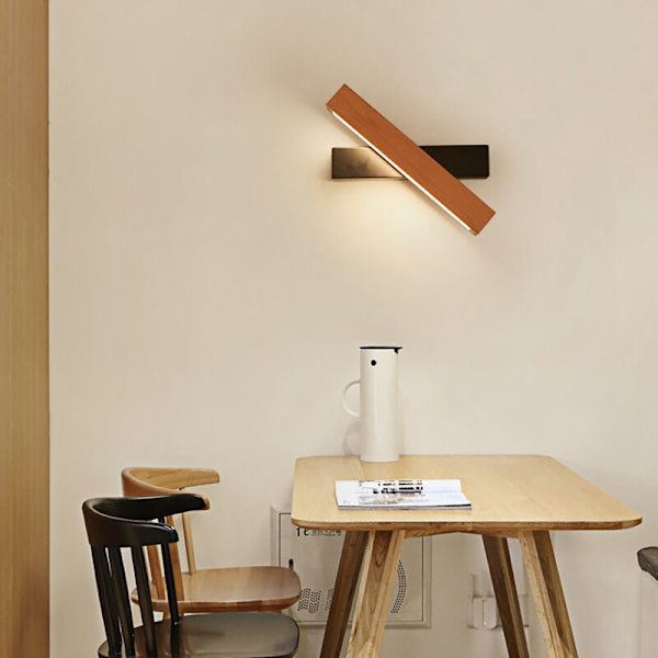 Moderne vegglamper belysning 360° roterbar innendørs LED-lys soverom innendørs belysning A