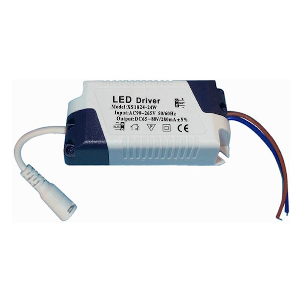 Pack x3 Transformatordrivr 18W-24W DC, multispänningsingång 85-265V Ac 50/60Hz, utgång 36-72 Vdc 240-260 mA. Giltig för att ersätta downlights och andra LE