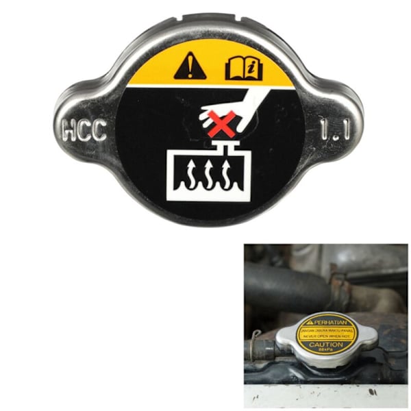 2X 25330B1000 Radiator Cover Cap Car Tank til I30 I40