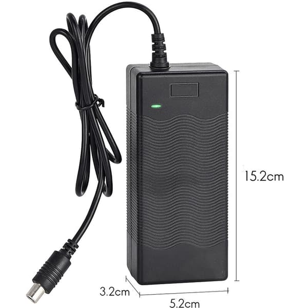 Lithium Batterilader til 42V 1.5-2A El-Scooterlader til M365 El-Scooter Tilbehør (EU-stik)