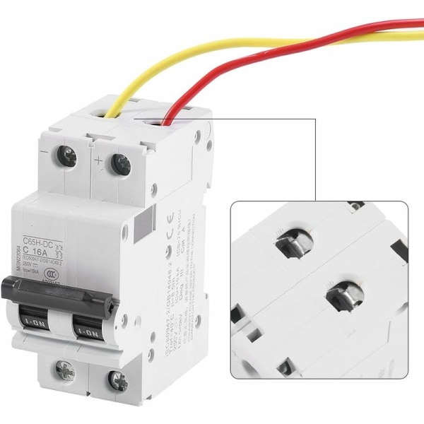 250V DC 2P Lavspennings luftvernbryter solstrømbryter 16A/63A(63A)