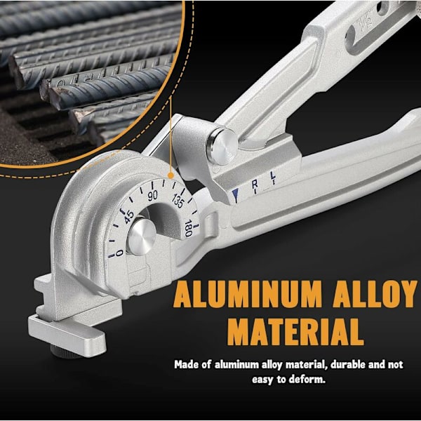 Rörböjare för Koppar/Aluminiumrör - Storlek 2/3, Böjning upp till 180°, Reparation, 6-12 mm (3/8'', 1/2'')