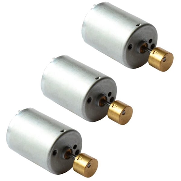 3 stk. RF370 Vibrerende Motor 12V Elektriske Motorer Dobbelt Vibrerende Massage
