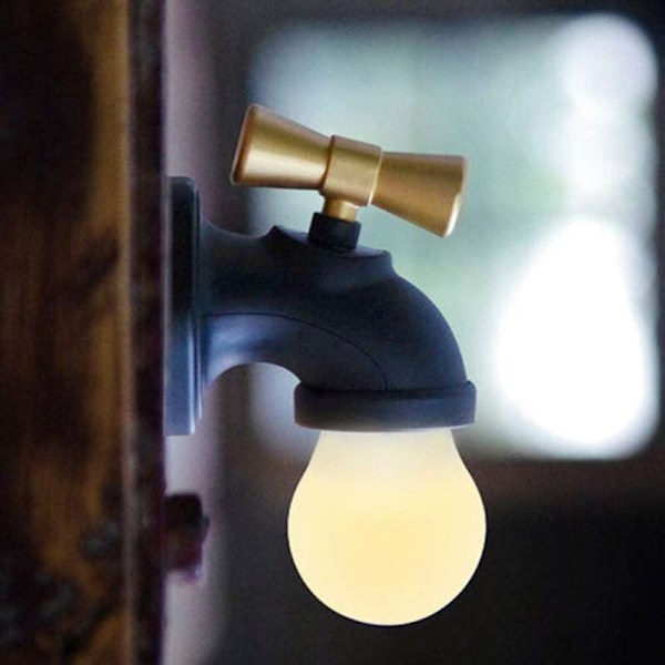 LED Smart Stemmebetjent Vægskænke, Kreativ Induktionshane Formet Vægskænke med USB-Oplader til Stue - Sort