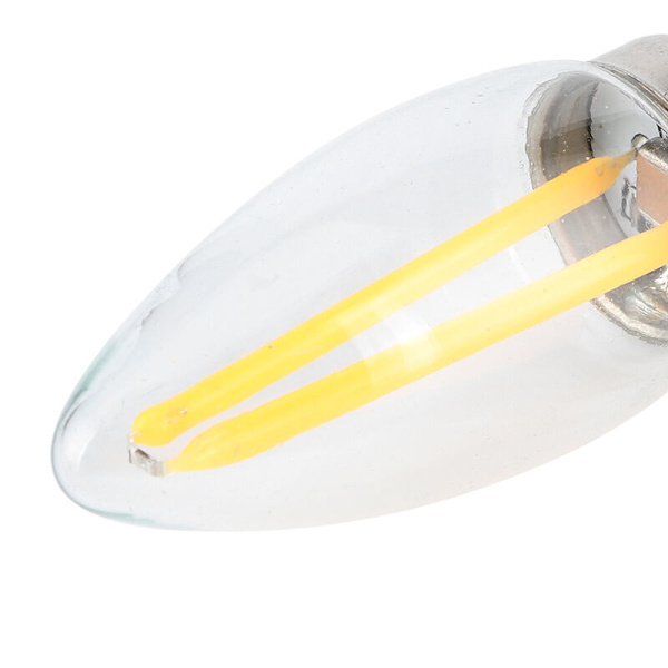10 st E12 1,5W AC230V Mini Långa Glödtråds LED-lampor för Hem, Bil, Landskapsbelysning