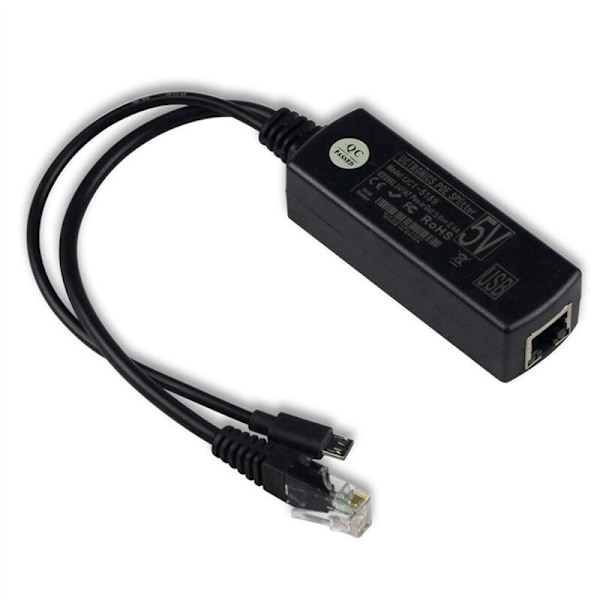 4X Standard POE Strømkildemodul Splitter 48V A 5V2.4A USB-grænseflade