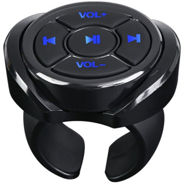 Bluetooth trådløs multimedieknapp Fjernkontroll Bil Motorsykkel Sykkel Ratt Musikkspillfjernkontroll for telefonnettbrett