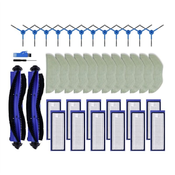 Til Hybrid Robotstøvsuger til RoboVac L70, Hovedrulle, Sideskør, Mop Klud, Rag, Hepa Filter, Tilbehør