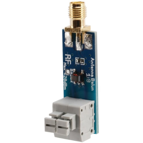 Balun One Nine Tiny Low Cost - HF-antenni Balun 1: 9, jossa antennin sisääntulon suojaus Ham It Up SDR:lle ja monille muille