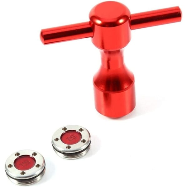 Golfnyckel, röd golfputtervikt och golfnyckelverktyg för Scotty Cameron Putters (15g)