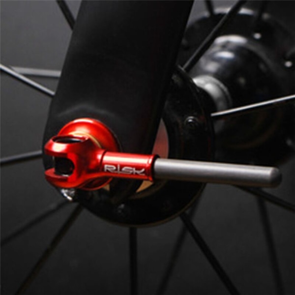 Titanium Legering Udgivelsesstamme til Mountainbike Fiber Udgivelsesstamme (Rød)