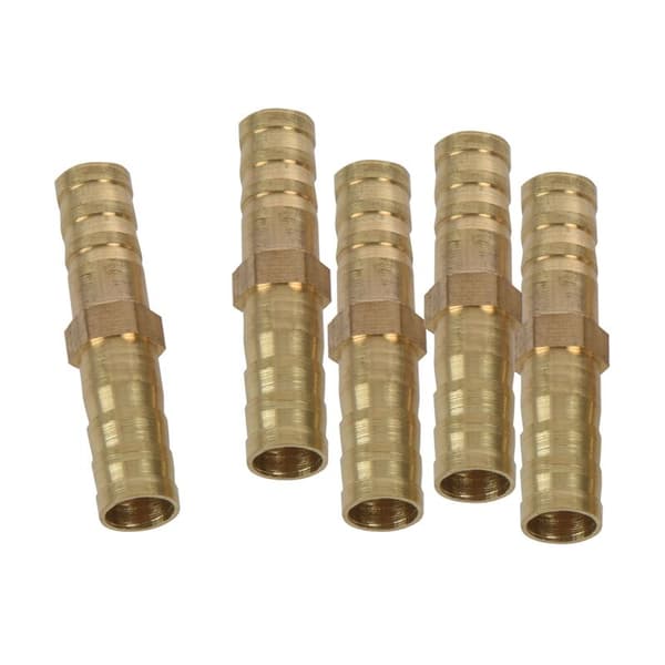 5 st 8 mm innerdiameter luftgas raka rör slang barb koppling