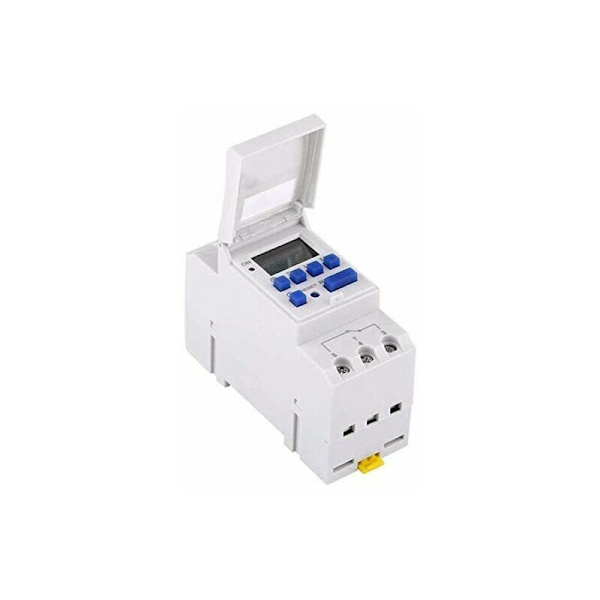 Elektrisk Timer Tidsrelæ Tidsafbryder LCD Display Ugentlig Forudindstillet Programmerbar ( 220V )