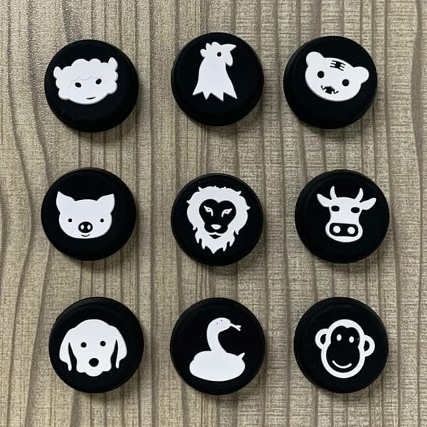 9 i 1 Controller Rocker Cap Animal Cap Anti-Slip Rocker Protective Cap för Controller / / XboxSeriesX / S / ONE