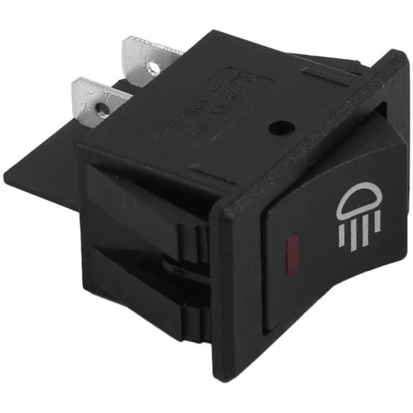 8X 12V 35A Båt Tåkelys Vippebryter LED Lys Dashbord 4 Pin Svart