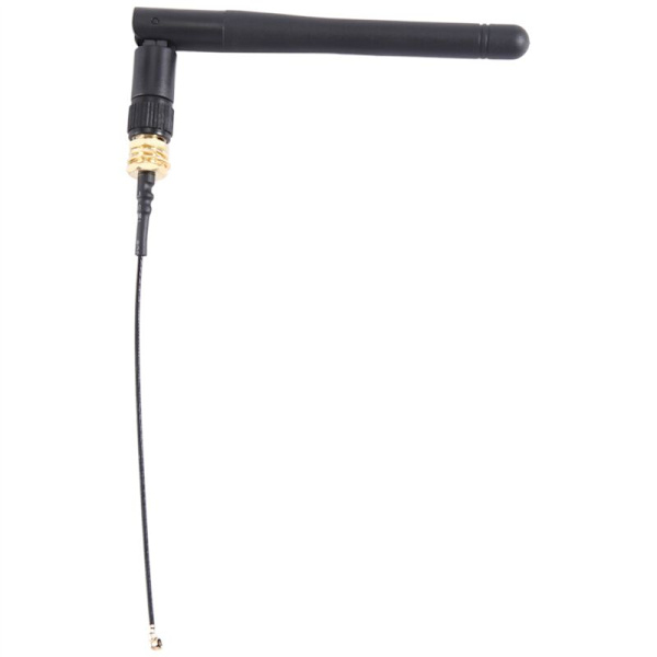 433Mhz Antenne 3Dbi GSM RP-SMA Plugg Vanntett Gummi Lorawan Antenne + IPX Til SMA Forlengelseskabel