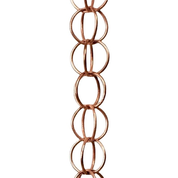 Stålplåt Regnkedja, Trädgårdspresent till Mamma, Rännor, Slang Regnuppsamlare med Adapter, Tjocka Blomkoppar C