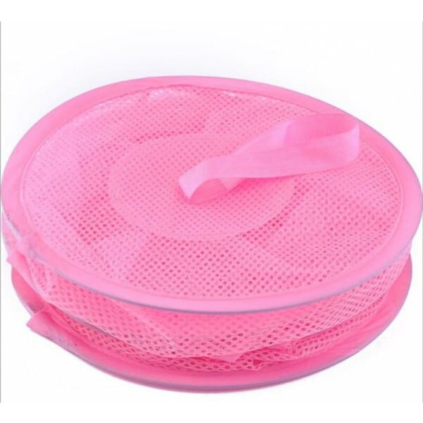 Mesh opbevaringsskab med rum (Pink)-