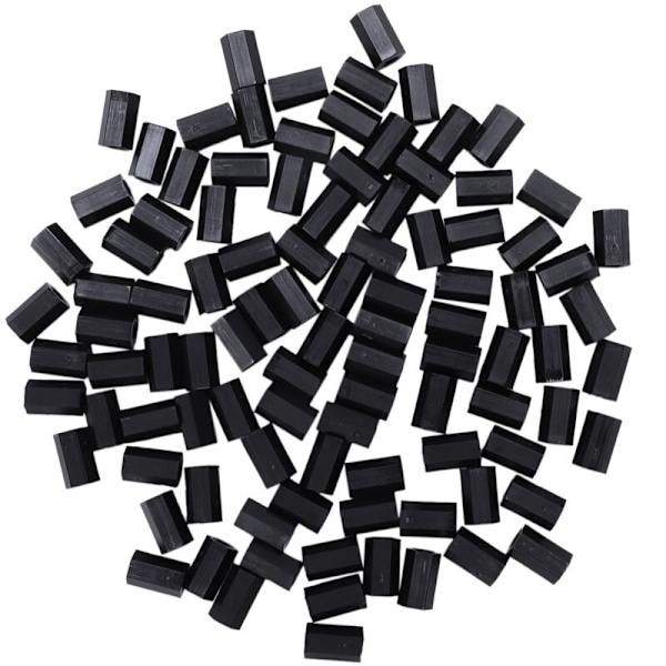 M3x10mm Nylon Hexagonal Afstandsstykke Sort Gevind 100stk
