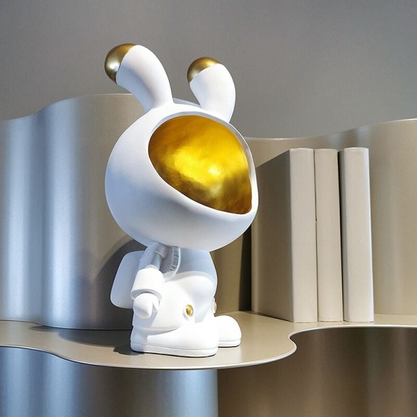 Stor Mund Rum Kanin Statue Opbevaring Nordisk Kreativ Frugt Snacks Slik Veranda Nøgle Opbevaring Ornamenter Hjem Indretning,A