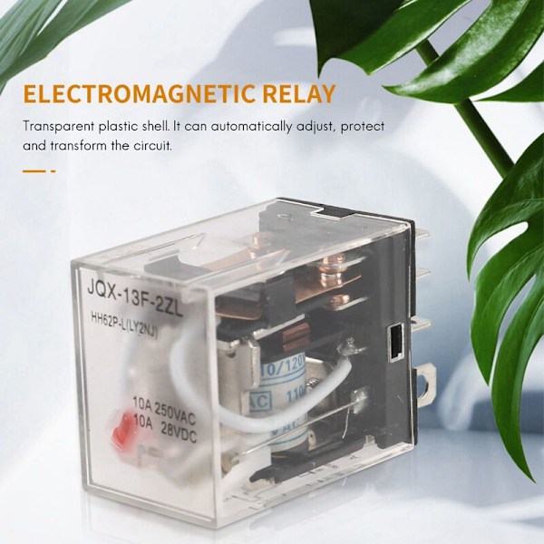 JQX-13FL AC 110V spole DPDT 8 stift 8P elektromagnetiskt relä