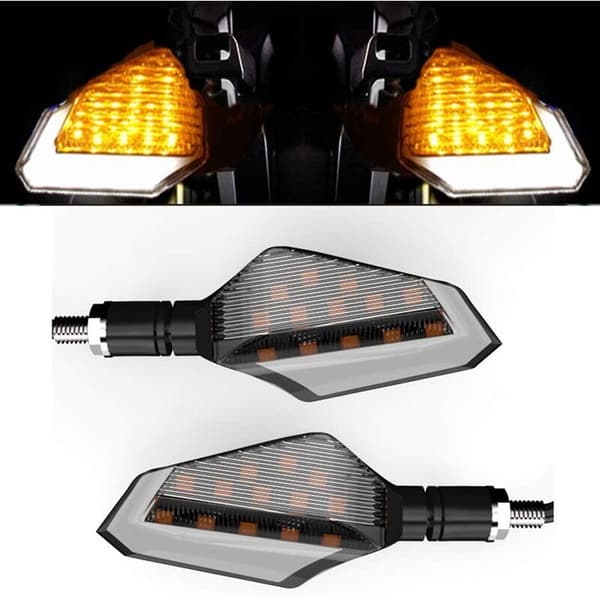 Motorsykkel LED blinklys bak for Cruiser