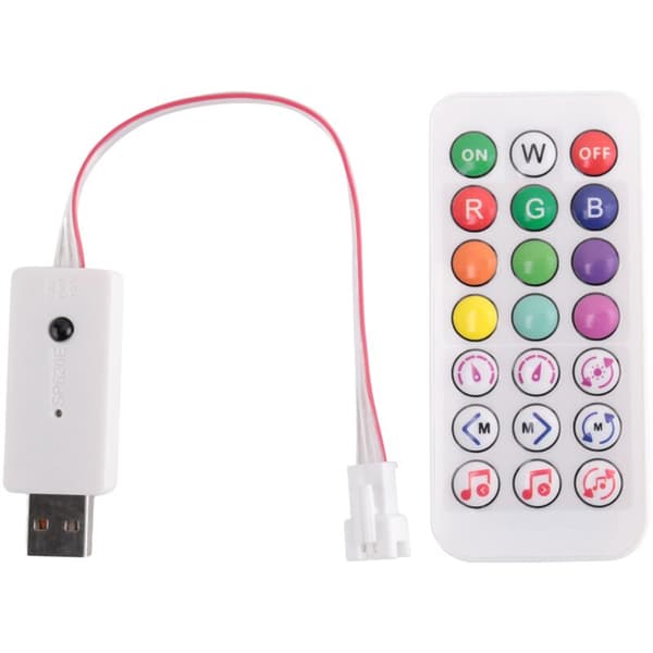 DC5V SP620E USB Bluetooth Music Pixel Controller RF Remote for WS2812 RGB Led Strip Light Tape