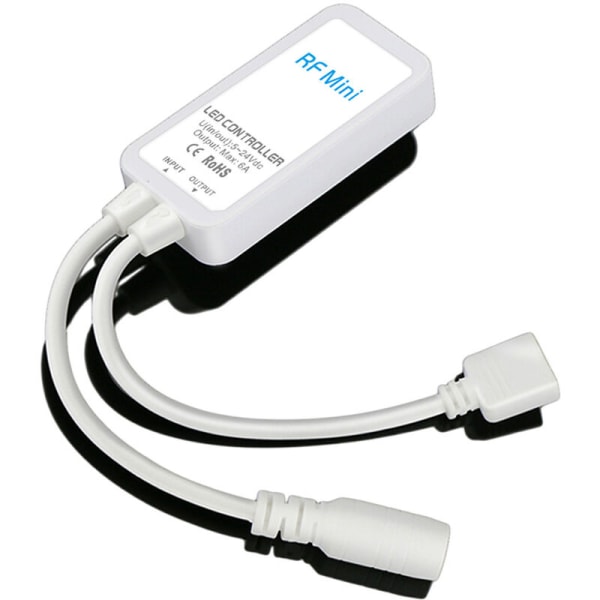 LED-controller RF-radiofrekvens Mini Press Ultra-tynd RGB-farve lysstrimmel-controller