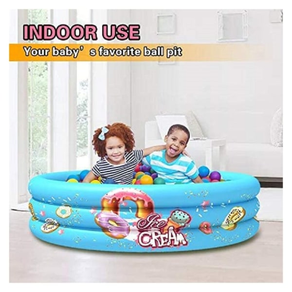 Oppblåsbar svømmebasseng for barn pvc oppblåsbar svømmebasseng for baby oppblåsbare leker innendørs utendørs-Sunny